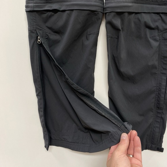 REI Co-Op‎ Convertible Cargo Pants Youth M 10-12 Dark Gray Outdoor Hiking - Picture 4 of 10